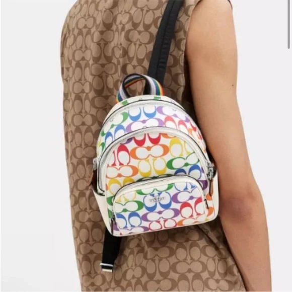 Coach Rainbow Backpack - Picture 1 of 11